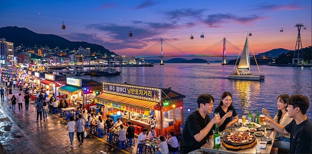 여수밤바다 여수여행 요트투어