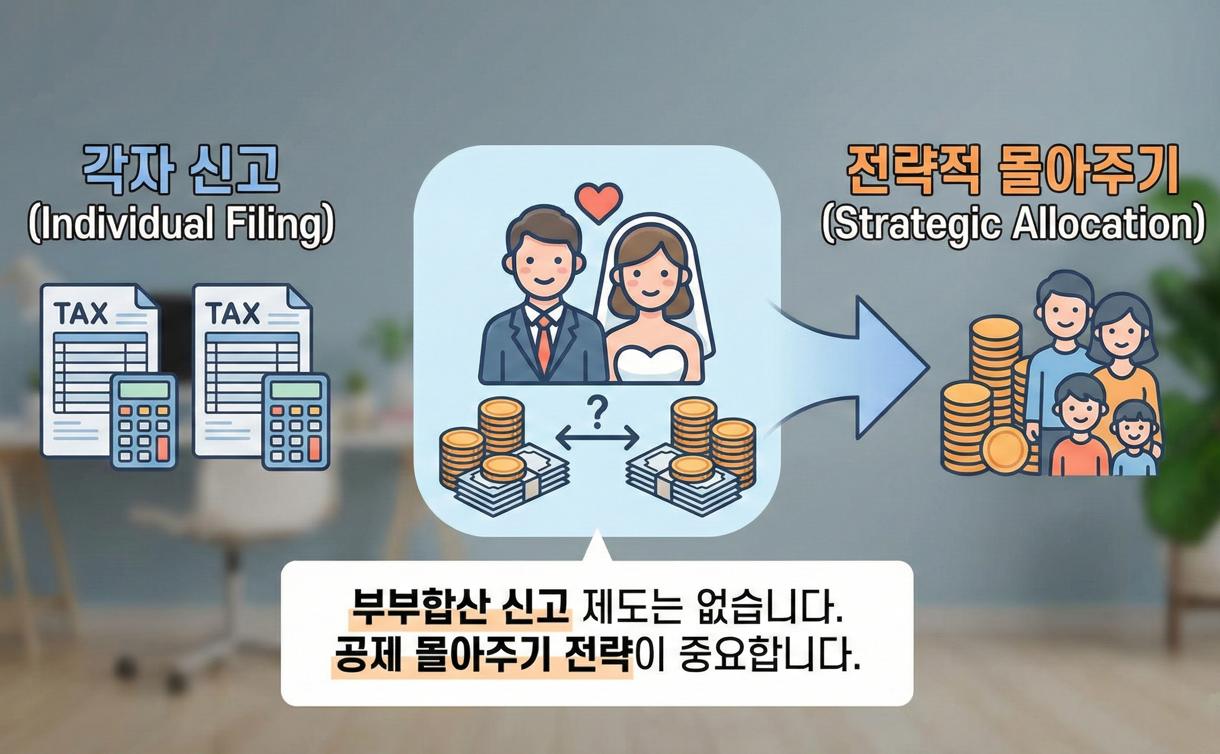 부부 공제 몰아주기 전략 