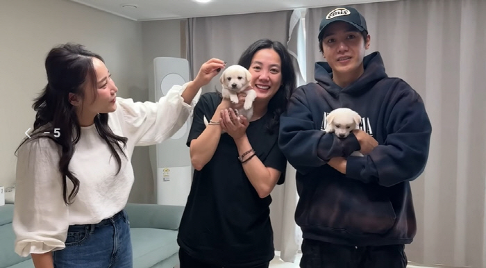 고은아 미르 방가네 유기견 입양